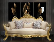 Salon Louis XV rose/doré