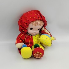 Ancienne Poupée clown rouge