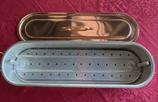 Plat à poisson saumonière en cuivre étamé