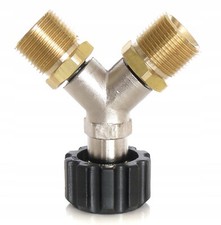 Distributeur d'eau en Y pour tuyau haute pression M22x1,5 Karcher HD HDS
