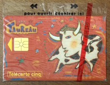 TELECARTE 5U ZODIAQUE TAUREAU