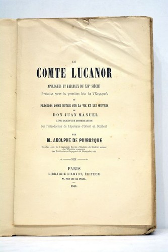 Livre ancien puibusque - livre, le