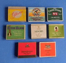 Lot 8 ANCIENS PAQUETS CIGARETTES ANNEES 50
