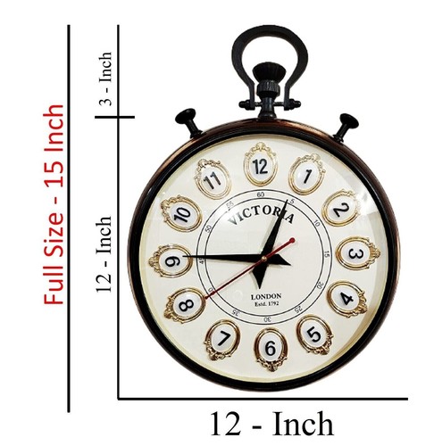Horloge murale bois - en,
