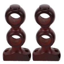  2 Pcs Supports De Tringle À