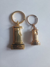 2 Porte-clés Colonnes dorées