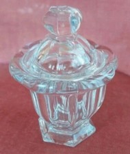 Moutardier En Cristal De Baccarat Signé