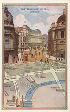 La Carte Postale De L'Hôtel Waldorf À Londres, Grande-Bretagne