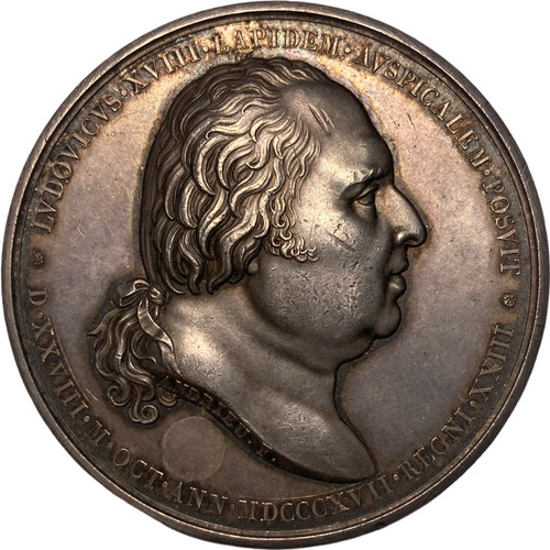 Médaille louis xviii 1ère - médaille, "1ère