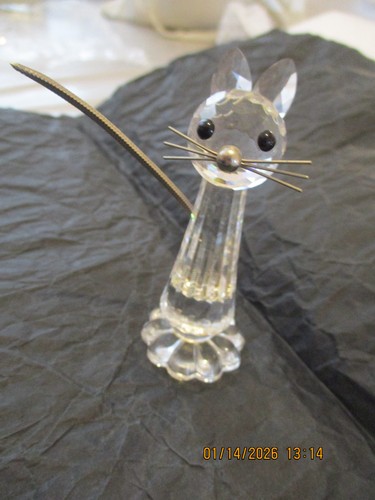 Swarovski figurine chat - figurine,