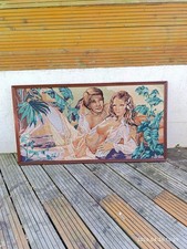 Canevas fini, Couple Femme Et