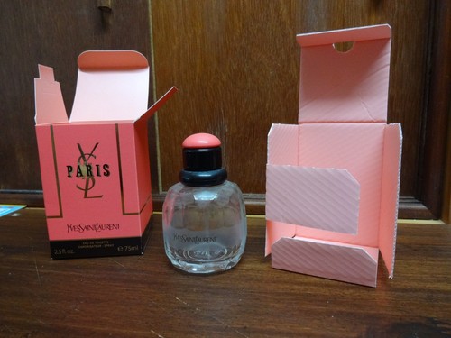 Flacon parfum vide - , boite