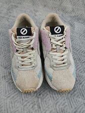 Nø Name Chaussures Blanc Verte Lila Beige Femme Fr 36 Velour Sneakets Basket