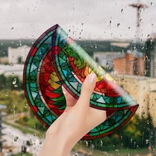  Sticker Vitrine Noel Decoration Vitres Décoration La Fenêtre Noël