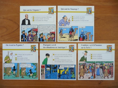 Fiches tintin série n - 10,