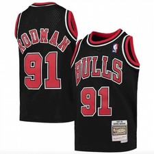 Maillot NBA Dennis Rodman Chicago Bulls 1997-98 Mitchell & Ness Hardwood Classic