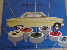 CATALOGUE  - FORD ZEPHYR   -