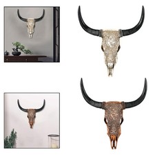 Crâne de yak décoratif mural