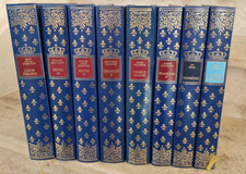 lot de 8 volumes éditions Crémille ,Louis Philippe-Henri III-IV-Charles X.......