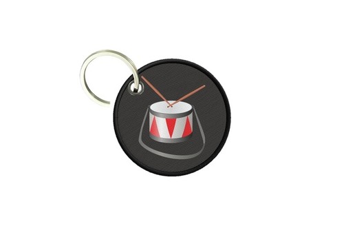 Porte cles clé clefs rond