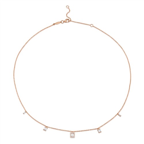 14k rose coupe baguette - 14k,
