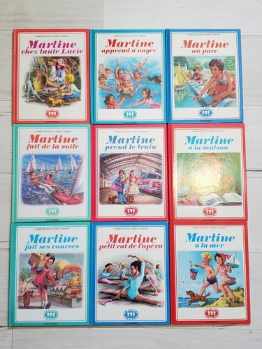 Lot livres martine eo - martine, x9