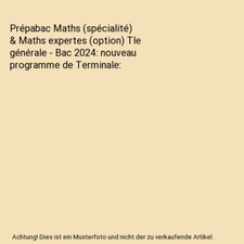 Prépabac Maths [spécialité]