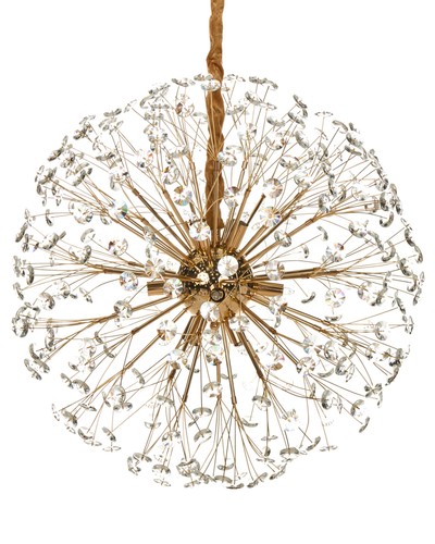 Lustre suspendu métal - suspendu, en