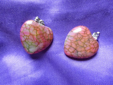 Boucles d'oreilles Agate Rouge