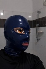 Cagoule en Latex,  Masque In
