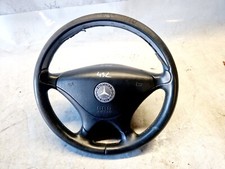 5SL* Mercedes-Benz SLK R 170 Mopf Volant En Cuir Noir VOIR PHOTOS