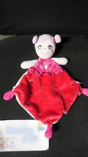 doudou plat fille coccinelle