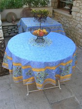 Nappe ronde 1 m 80 coton Clos