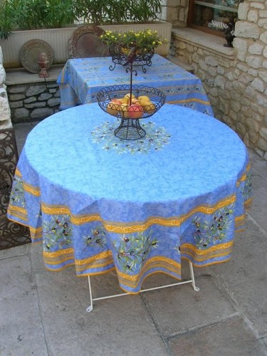 Nappe ronde coton clos - coton,