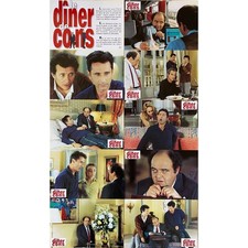 THE DINNER GAME Original Lobby Cards  - 9x12 in. - 1998 - Francis Veber, Jacques