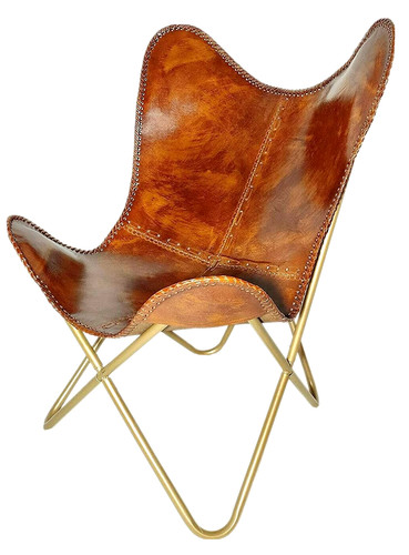 Chaise papillon relax cuir - papillon,