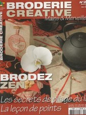 Mains et merveilles N°26 broderie créative Brodez Zen lin leçon de points