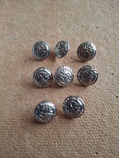 BOUTONS ANCIENS METAL - BOUTONNIERE MANTEAU ROYAL