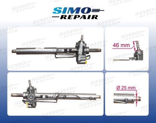 Hydraulic steering rack lhd - hydraulic,