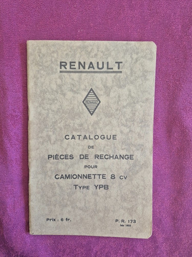 Renault camionnette type ypb - renault, /
