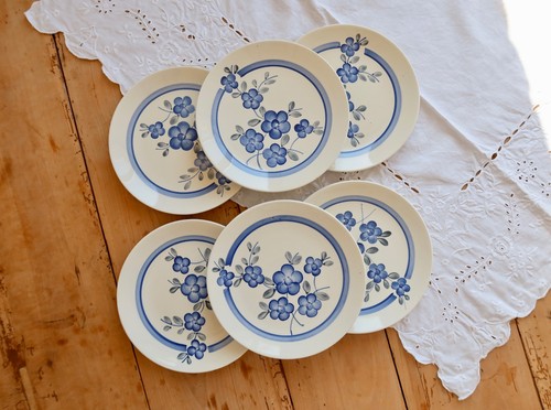 Assiettes dessert vintage - 6,