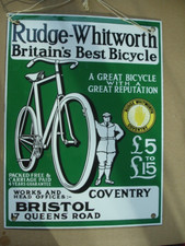 PLAQUE EMAILLEE RUDGE