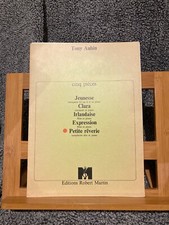 Tony Aubin Petite rêverie pour saxophone alto et piano partition Robert Martin