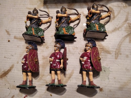 Lot soldats romains plomb - soldats,