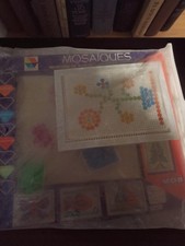 Ancien jeu de société Mosaiques vintage rétro pour collectionneur ou amateur