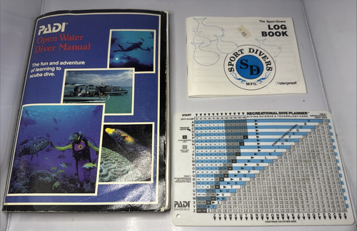 Padi open water diver - water, manual