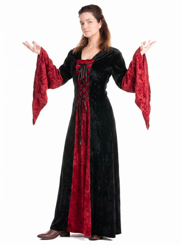 Robe magicienne velours - robe, de