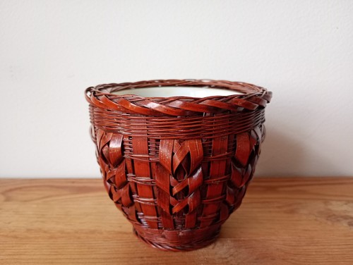 Panier bambou tressé et - panier,