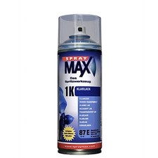 Bombe de vernis - Transparent - Brillant - Monocomposant - Auto/moto - SprayMax 