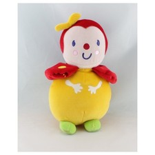 Doudou coccinelle rouge jaune